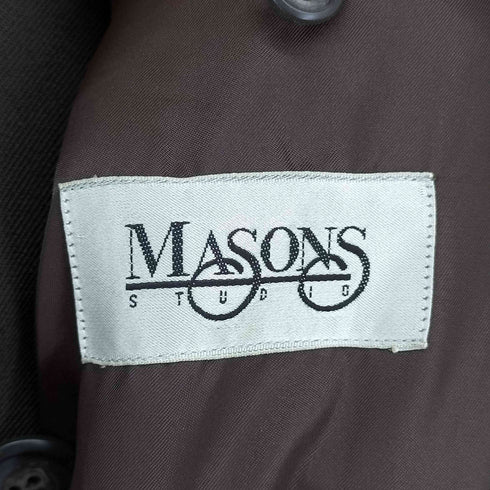 MASONS STUDIO  ラグラントレンチコート メンズ